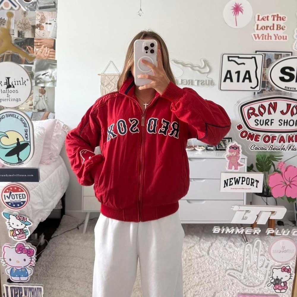 Boston Red Sox MLB bomber jacket zip up